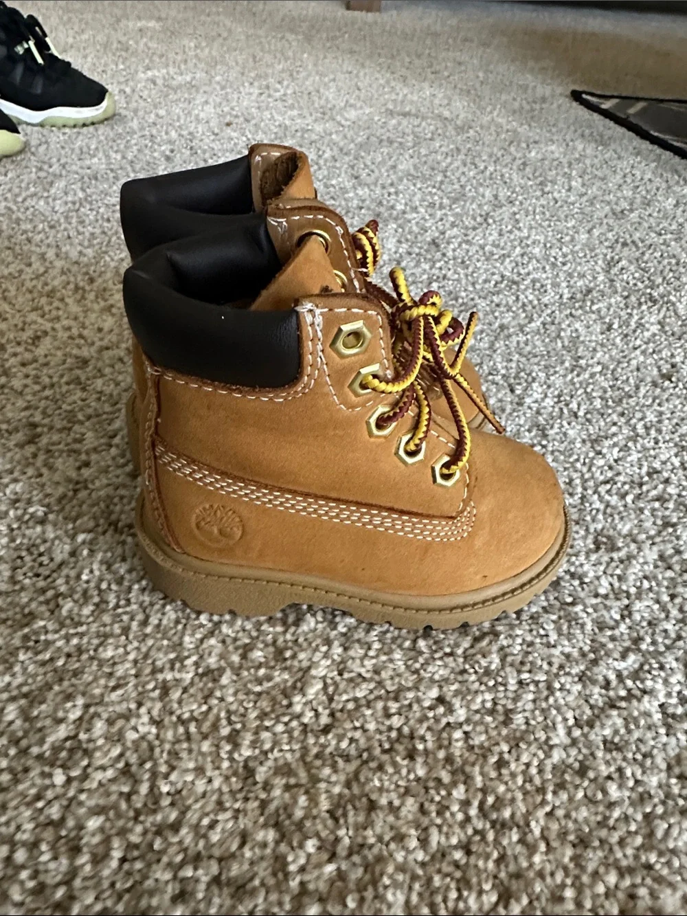Timberland Toddler Wheat/Tan Lace-Up Waterproof Boots